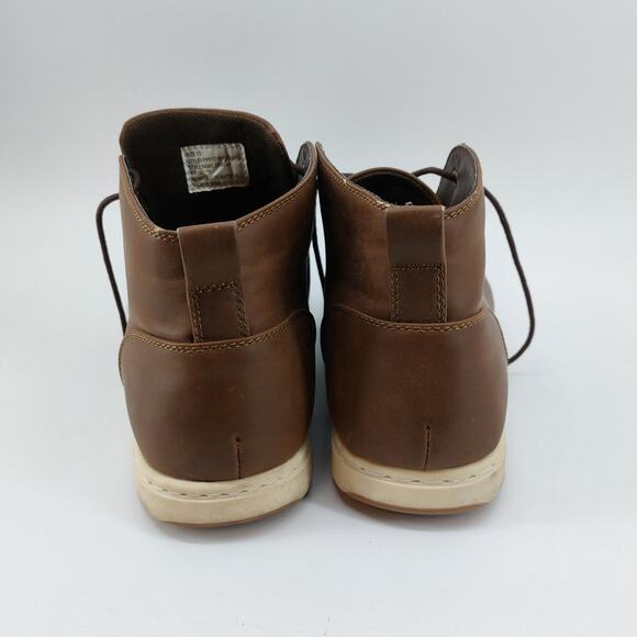 Perry Ellis Portfolio Men's Brown Lace Up Demi Hi Casual Dress Sneaker - Picture 7 of 14